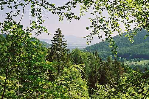 srebrna góra, podfortami, galeria, natura