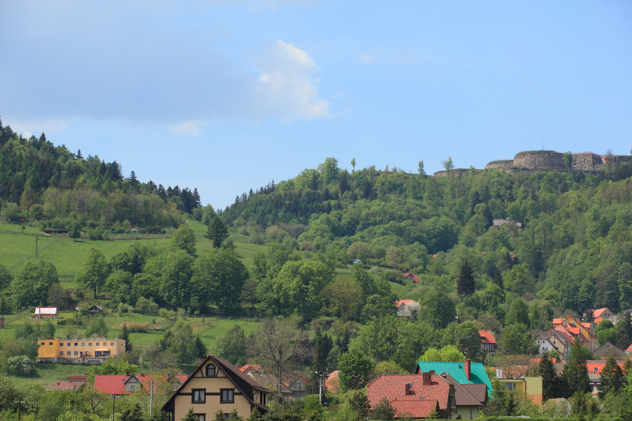 panorama srebrna góra