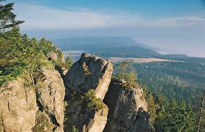 srebrna góra, podfortami, galeria, natura