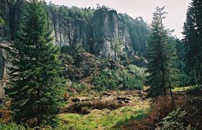 srebrna góra, podfortami, galeria, natura