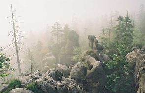 srebrna góra, podfortami, galeria, natura